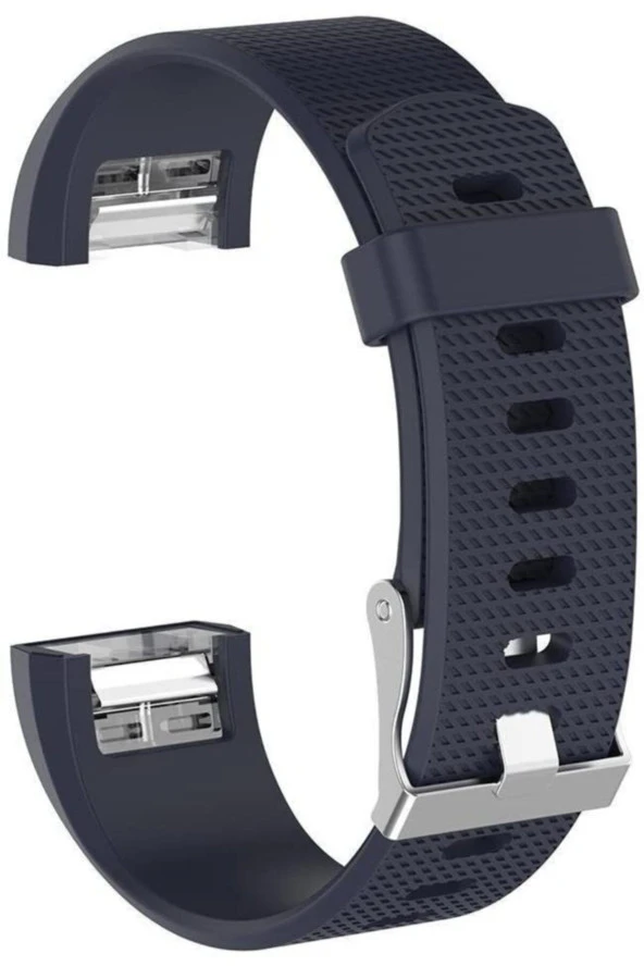 Fitbit Charge 2 Için Small Beden(s Sıze) Silikon Kordon Lacivert