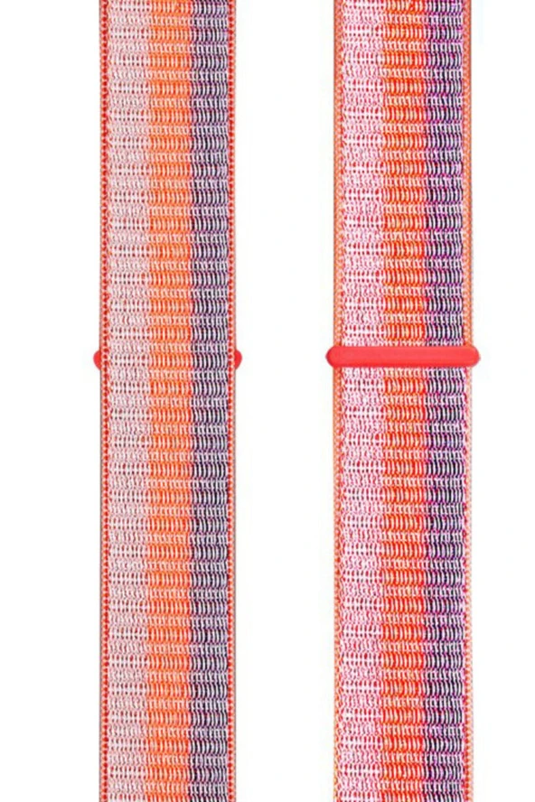 Huawei Watch Gt 2 Pro 46 Mm Için Dokuma Kordon Turuncu Çizgili ürün görseli 1