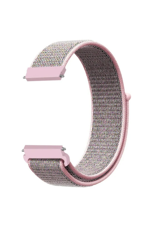 Amazfit Stratos 3 Için Dokuma Kordon Kum Pembe - 1