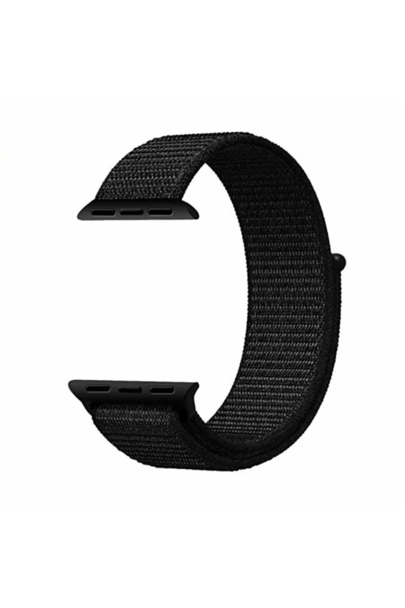 Apple Watch Seri 5 Için 44 Mm Dokuma Kordon Siyah (dark Black) - 1