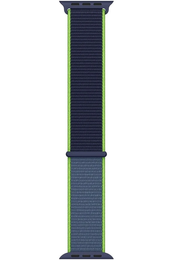 Apple Watch Seri 1 2 3 Için 38 Mm Dokuma Kordon Neon Yeşil ürün görseli 1