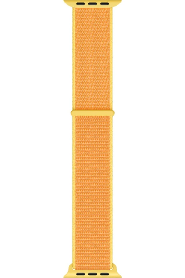 Apple Watch Seri 5 Için 40 Mm Dokuma Kordon Canary Yellow