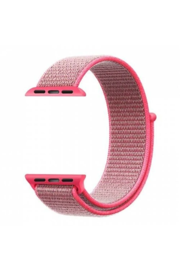 Apple Watch Seri 4 Için 40 Mm Dokuma Kordon Pembe