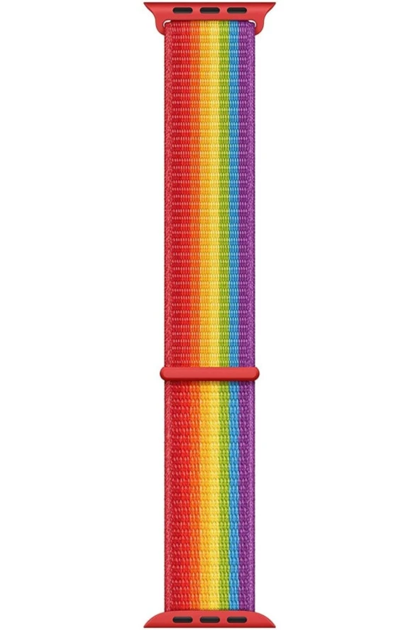 Apple Watch Seri 1 2 3 Için 42 Mm Çok Renkli  Dokuma Kordon ürün görseli 1