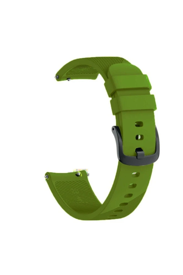 Amazfit Gtr 42 Mm(A1910) Için Silikon Kordon Yeşil