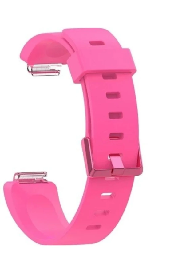 Fitbit Inspıre Uyumlu Large Beden(l Sıze) Silikon Kordon Pembe