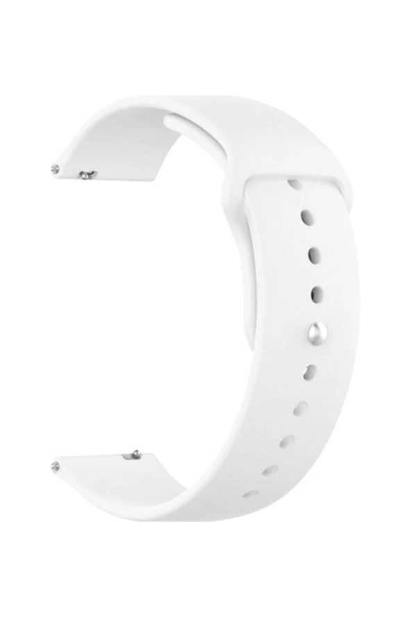 Amazfit Bip Uyumlu Silikon Kordon - Beyaz