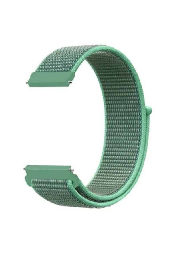 Samsung Galaxy Watch 46 Mm(Sm-r800) Için Dokuma Kordon Spearmint