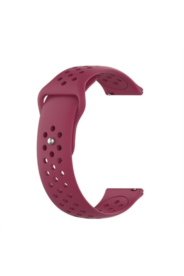 Samsung S2 Classic R-732 Uyumlu Delikli Pimli Silikon Kordon Bordo