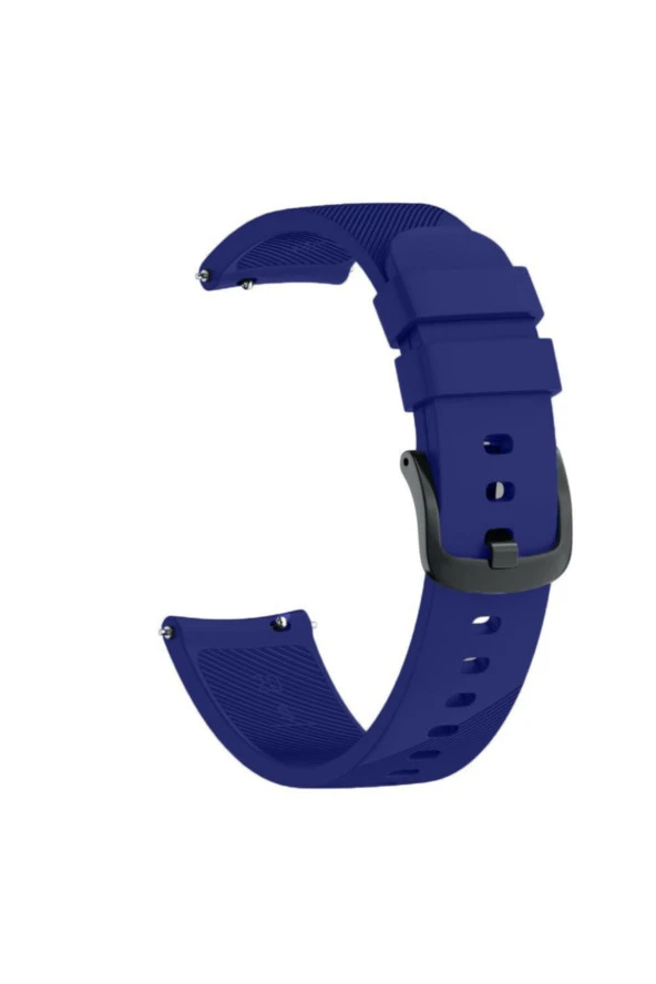Lacivert Xiaomi Uyumlu Amazfit Bip İçin Silikon Kordon
