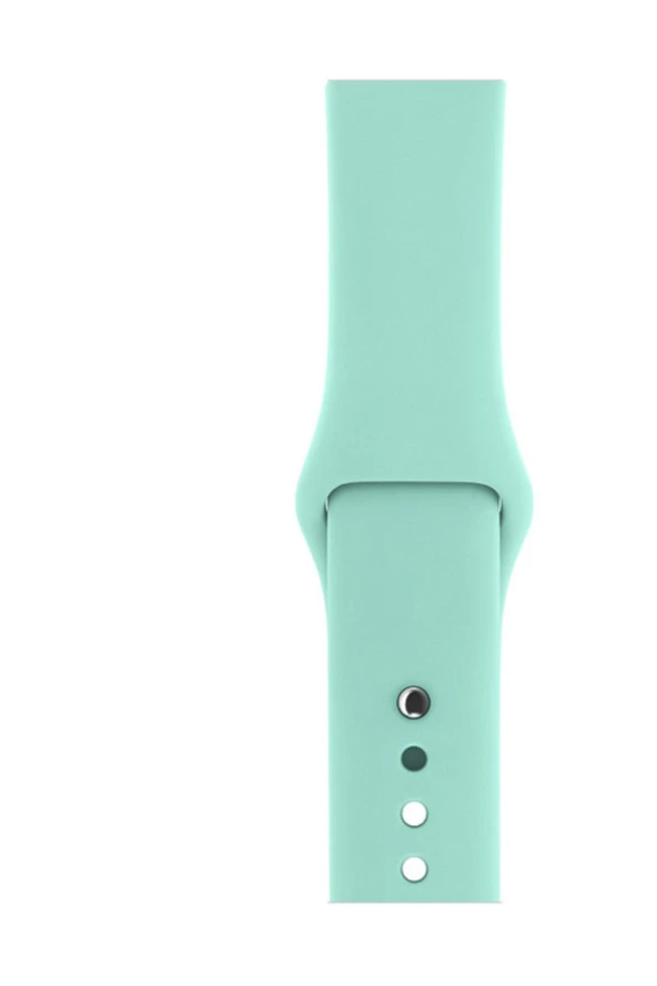 Apple Watch Series 4 5 Için 44 Mm Large Beden(m/l Sıze) Silikon Kordon Deniz Yeşili - 2