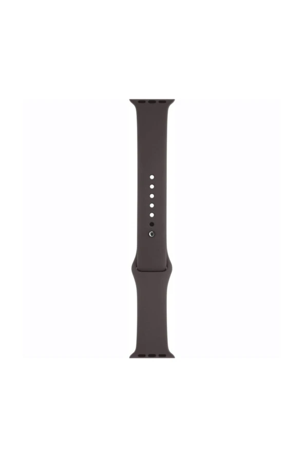 Kahverengi Apple Watch Series 4 5 Için 44 Mm Large Beden(l Sıze) Silikon Kordon