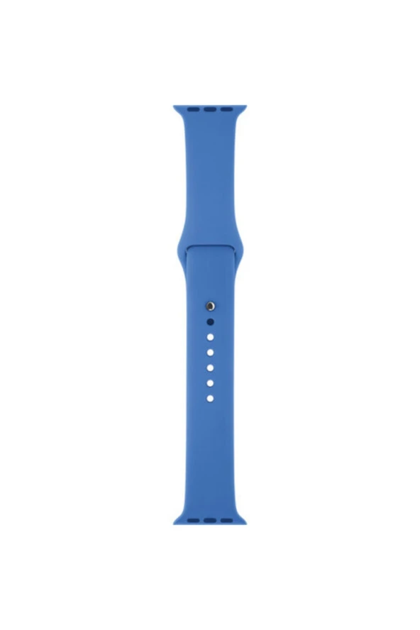 Apple Watch Series 1 2 3 Için 38 Mm Small Beden(s/m Sıze) Silikon Kordon Royal Blue