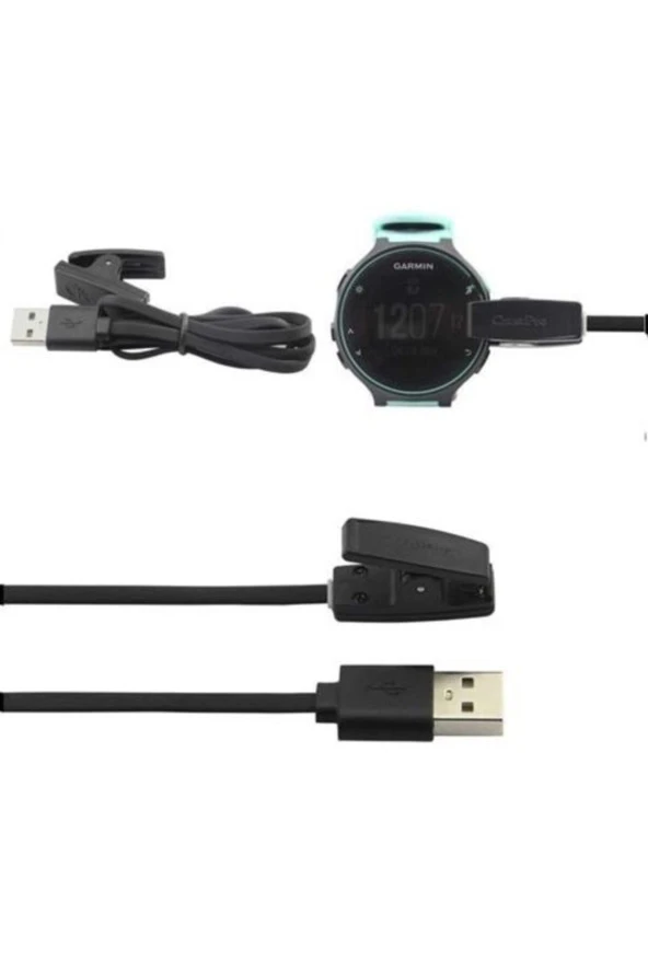 Garmin Forerunner 735xt Için Usb Şarj Kablosu Dock Stand