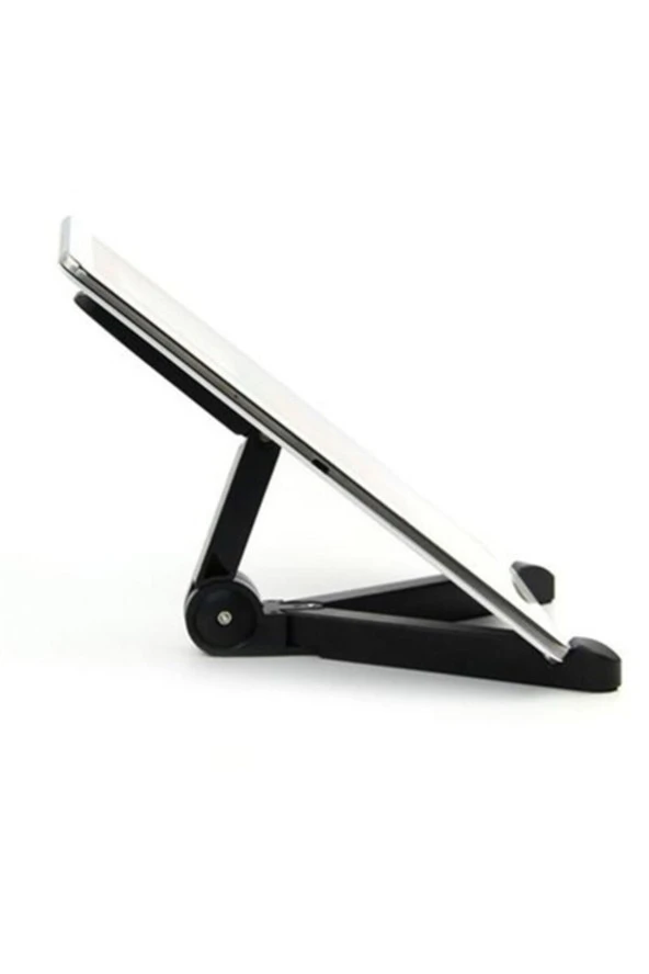 Honor Tab 5 Uyumlu Katlanabilir Mini Braket Tutucu Siyah