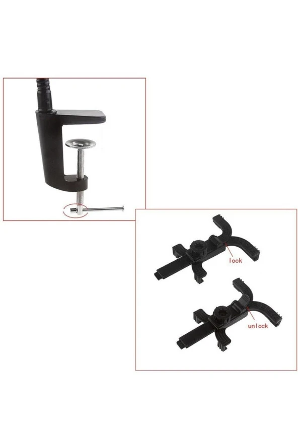 Samsung Galaxy Tab Active Pro Uyumlu Çok Yönlü Masa Tutucu - 2