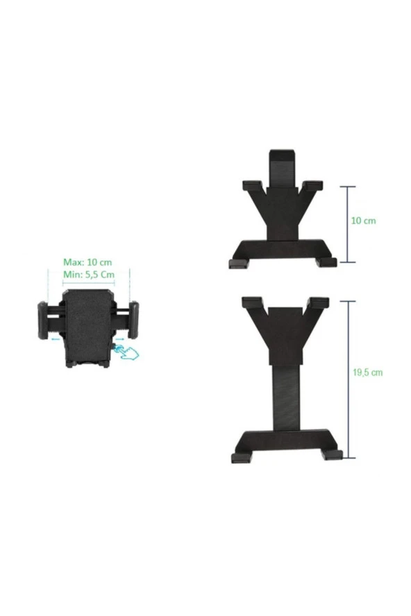 Honor Pad 5 8.0 Uyumlu Metal Masa Tutucu - 3