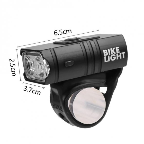 X-Tiger 2T6 LED 1200 Mah Su Geçirmez Far Bisiklet Feneri - 2