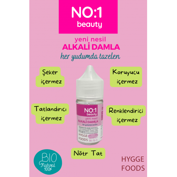 Hyggefoods Yeni Nesil Alkali Damla No:1 Beauty - 3