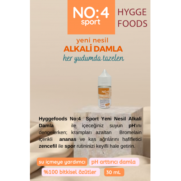 Hyggefoods Yeni Nesil Alkali Damla No:4 Sport - 2