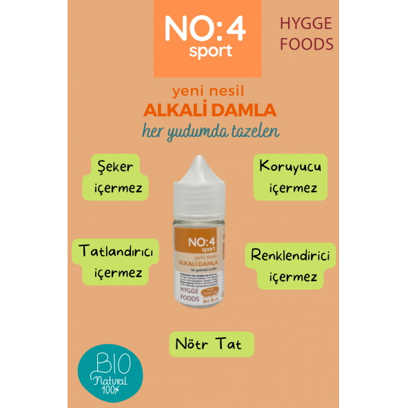 Hyggefoods Yeni Nesil Alkali Damla No:4 Sport - 3