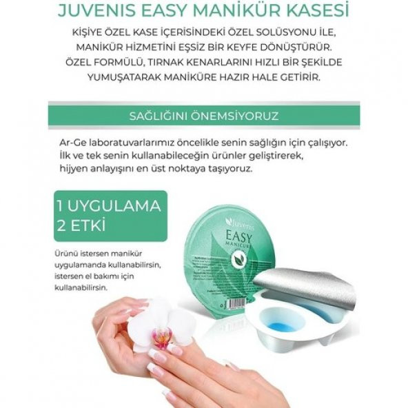 Kuafördepo Juvenis Kremli Manikür Kasesi 50ML Tek Kullanımlık - 2