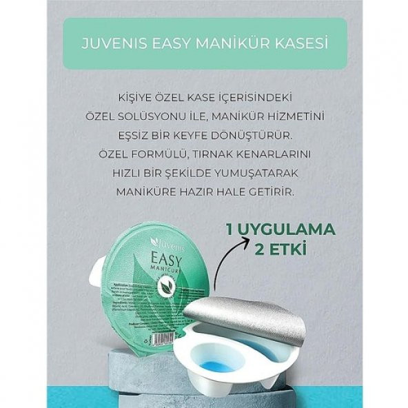 Kuafördepo Juvenis Kremli Manikür Kasesi 50ML Tek Kullanımlık - 3