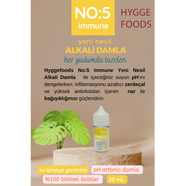 Hyggefoods Yeni Nesil Alkali Damla No.5 immune - 2