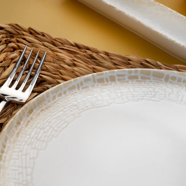 Schafer Lora Kahvaltı Takımı 32 Parça-Bej - 5