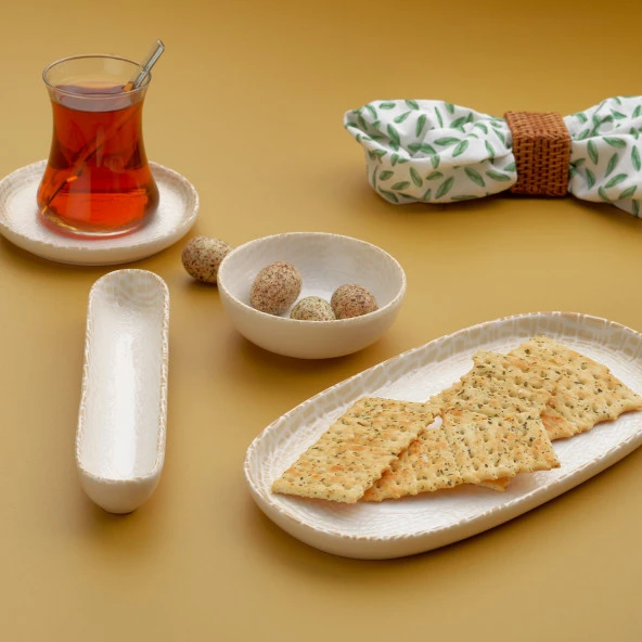 Schafer Lora Kahvaltı Takımı 32 Parça-Bej - 4