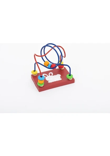 Ahşap Koordinasyon Mini Eğitici Bebek Helezon