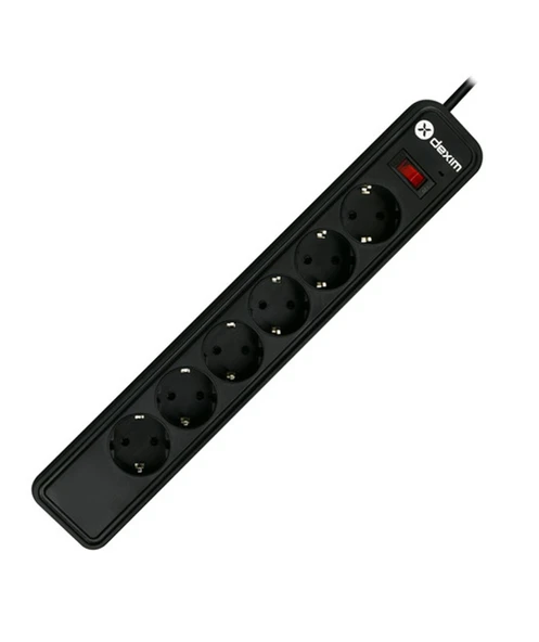 Dexim DCP006 6lı Akım Korumalı Priz