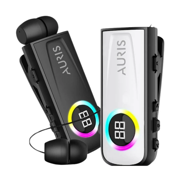 Auris ARS-BT27 5.3 Wireless Makaralı Yaka Klipsli Motorcu Kulaklığı ürün görseli