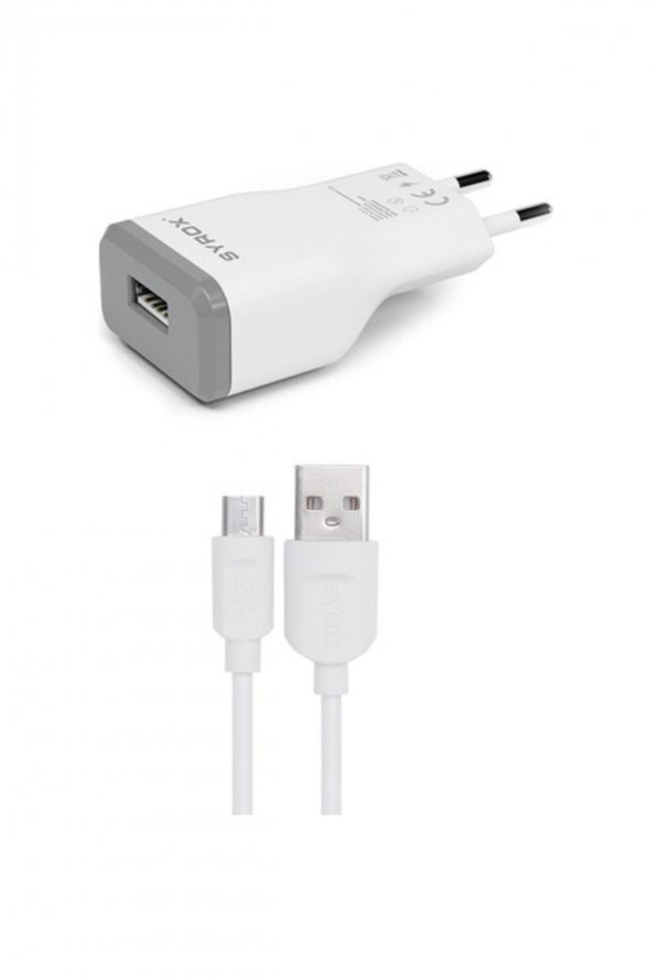 Syrox J15 Micro Usb Şarj Aleti 2.0 Amper