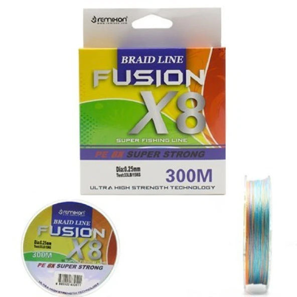 REMIXON FUSION X8 300M 0,16MM MULTI COLOR