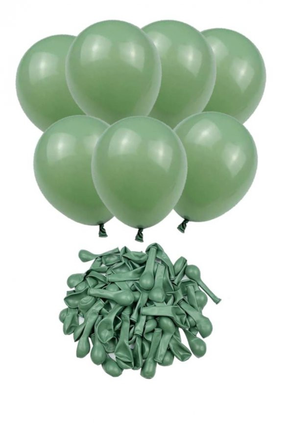 Beysüs 25 Adet Küf Yeşili Balon
