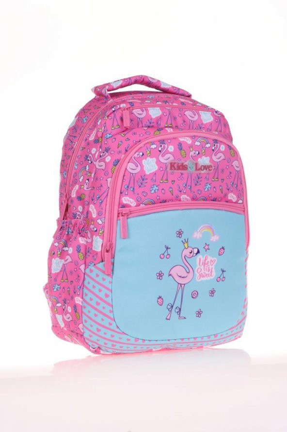 Kaukko Kids&Love Sırt Çantası Paterned Flamingo L5107 - 2