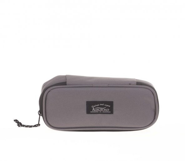 Kaukko Özel Bölmeli Kalem Çantası Gri K2364