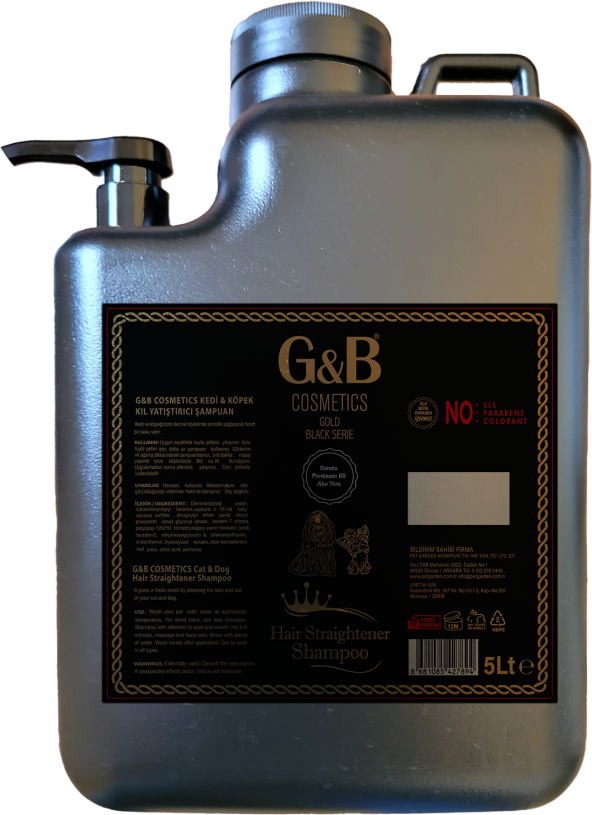 G&b Kıl Yatıştırıcı Pet Şampuan 5 Lt