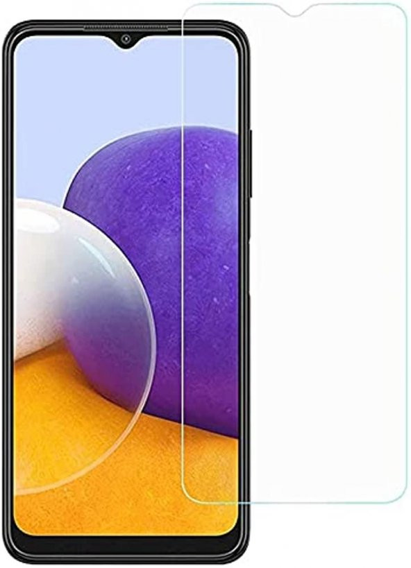 Samsung A22 Uyumlu Esnek Dayanıklı Blue Nano Ekran Koruyucu ürün görseli