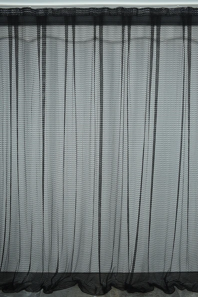 ORKİDE SİYAH RENK TEK KANAT Hazır dikilmiş Pileli Fon Perde 300*260 cm ürün görseli