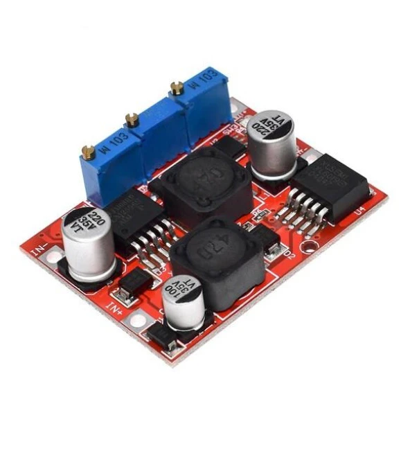 DC-DC Ayarlı Voltaj Yükseltici-Düşürücü Kartı (LM2577 + LM2596) ürün görseli
