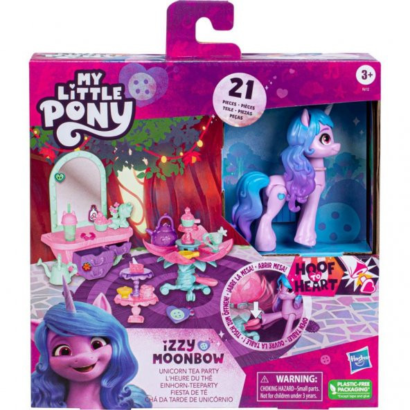 My Lıttle Pony Izzy Moonbow Unıcorn Çay Partisi F6112 - 3