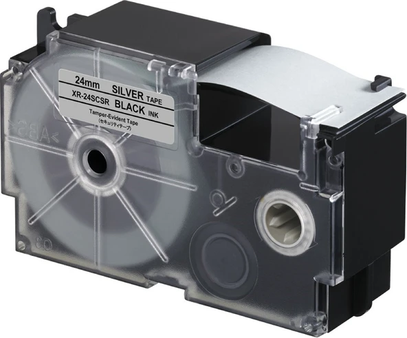 Casio XR-24SCSR Silver Dağılan Güvenlik Etiketi Silver (Gümüş) Zemin Üzerine Voıd Baskı ürün görseli