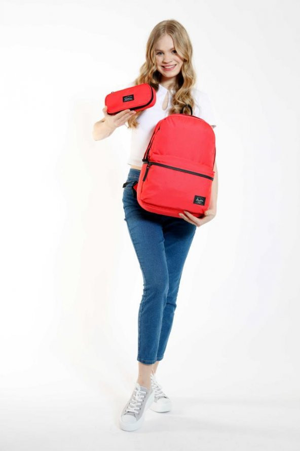 Kaukko Basic Sırt Çantası Mercan K1408 - 5