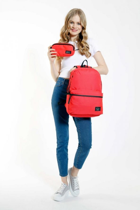 Kaukko Basic Sırt Çantası Mercan K1408 - 6