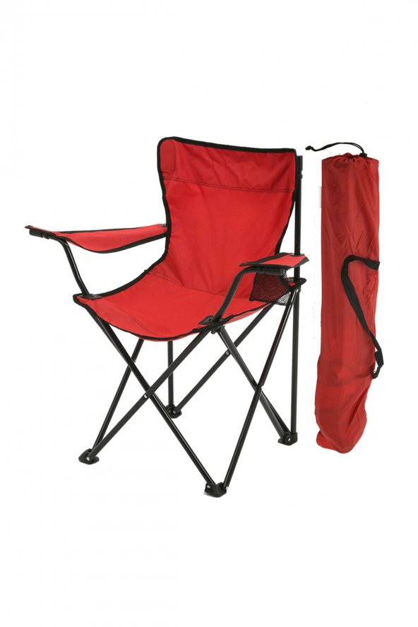 EXENT Rejisör Kamp Sandalyesi Katlanır Çantalı Piknik, Plaj, Balıkçı Sandalyesi