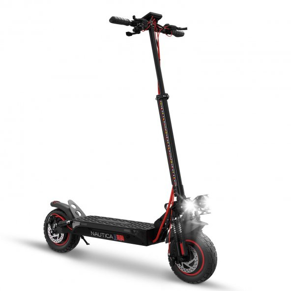 Nautica Drive A1200x Katlanabilir Elektrikli Amortisörlü 1200W Scooter Siyah