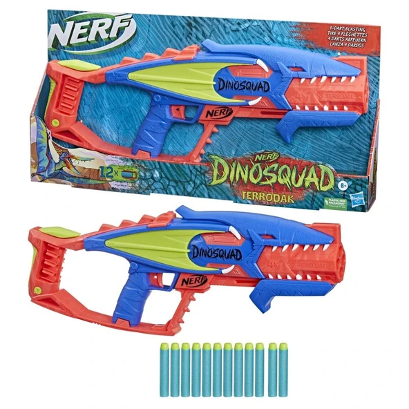 NERF Dinosquad Terrodak F6313 Çocuklar İçin Oyuncak - Resim 3