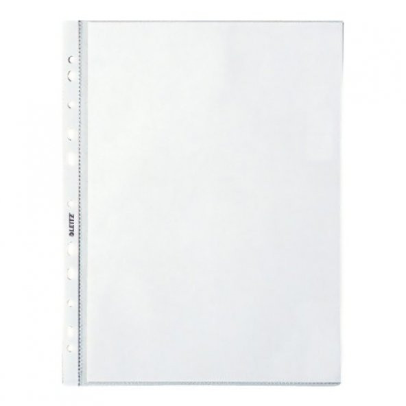 Leitz Poşet Dosya A4 11 Delikli (100 Adet) Buzlu 4796